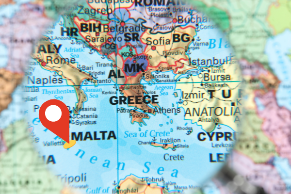 malta map